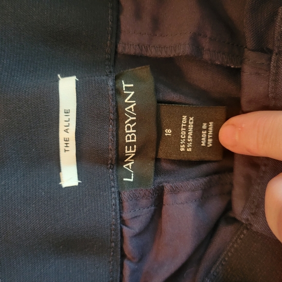 EUC Lane Bryant " The Allie" Navy Capri Pants Sz 18 - Picture 6 of 12
